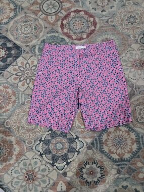 Lady Hagen Bon Voyage Pink Navy Golf Shorts 12